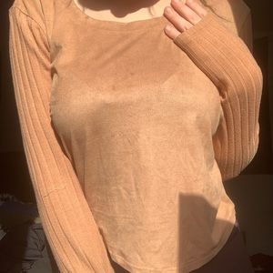 long sleeve ribbed kendall and kylie top